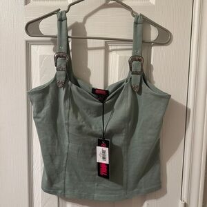 Rock and roll denim tank top